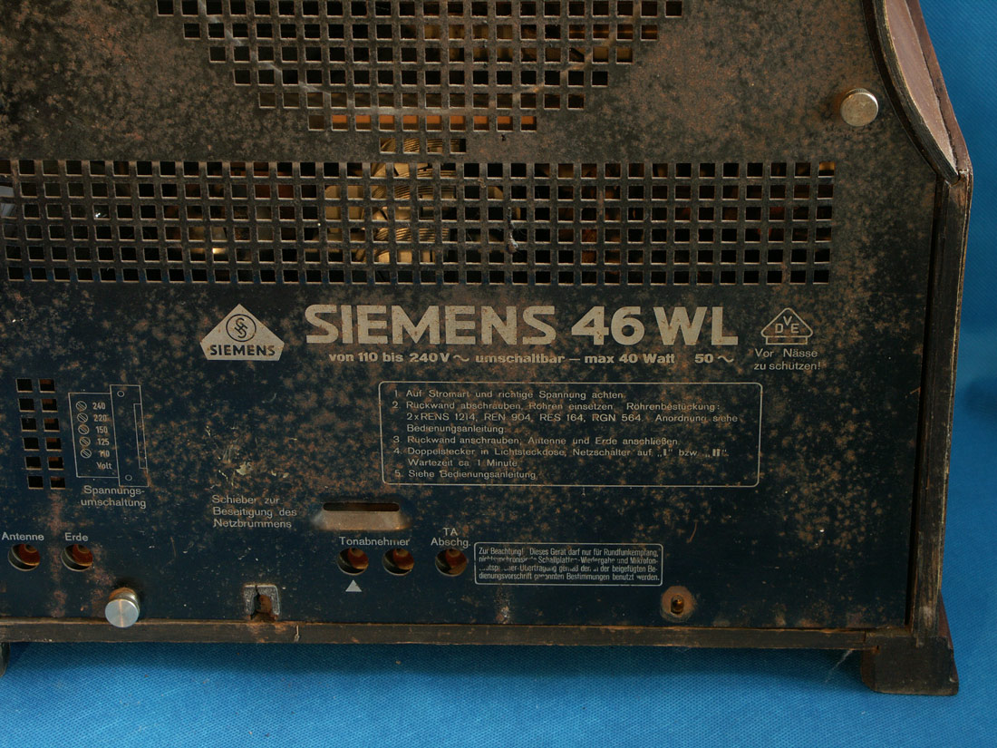 SIEMENS 46 WL - �������� ������������� �� �������� 