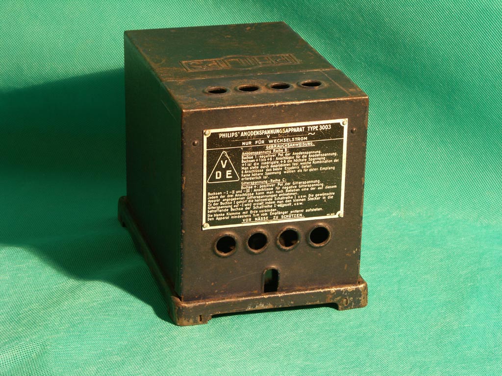 Philips  
Anodenspannungsapparat 3003 - 1927 ��� �������. ��� ������� �������� ��������������  